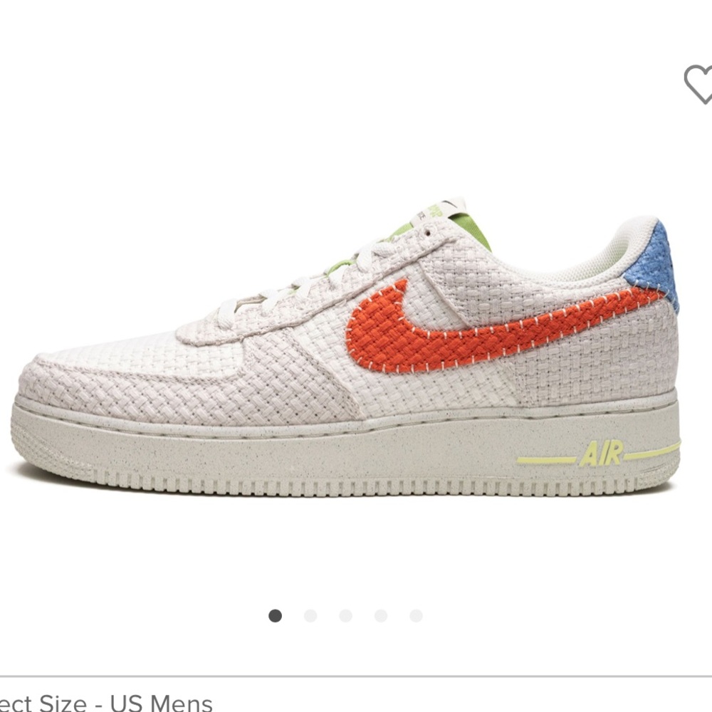 Nike Air Force 1 Low (Color: Next Nature Team Orange Sail)